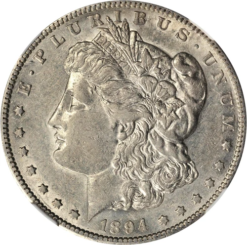 Morgan Silver Dollar 1894-S, Graded NGC XF45! San Francisco mint. Rare Date!