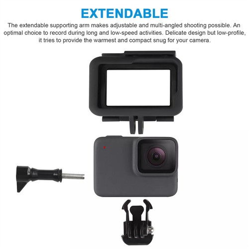 Protective Cover Case Frame Housing Border Shell Mount Base For GoPro Hero 5/-*- - Bild 6 von 8