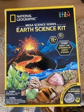 National Geographic Earth Science Kit Explorer Science Series STEM open box