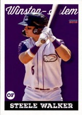 2019 Winston-Salem Dash Choice #6 Steele Walker Prosper Texas TX Baseball Card