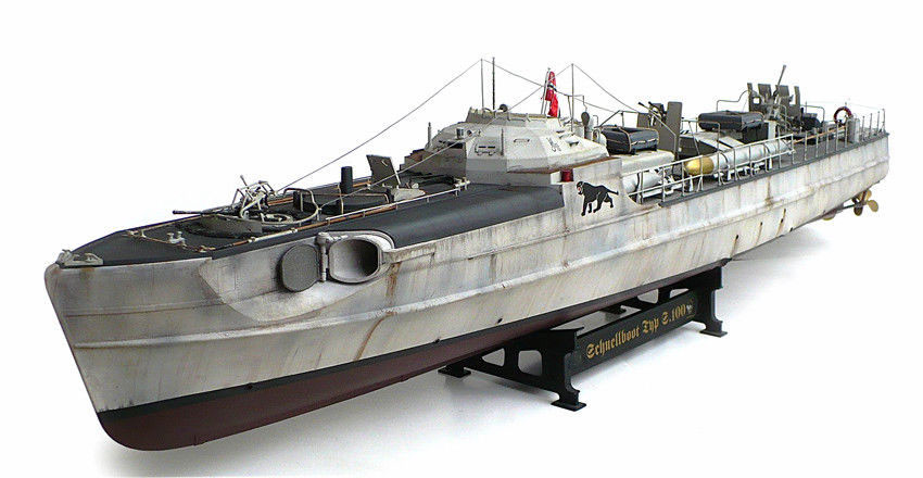Pro Built model Schnellboot Typ S-100 WWII ship 1/72 (pre