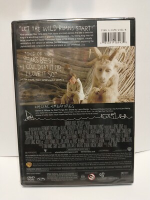 Where the Wild Things Are (DVD, 2010) Movie Video New Sealed