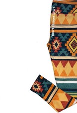 Lularoe LEGGINGS Colorful Aztec Design Print One Size Os NWT NEW