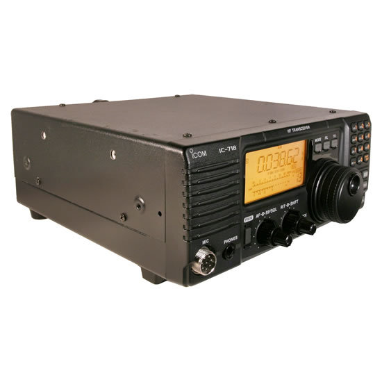 Transceptor base ICOM IC-718 HF para aficionados de 100 vatios