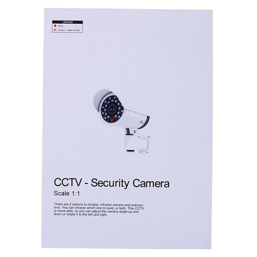 1:1 Paper Model Fake Security Dummy Surveillance Camera Security Model Puzzi-ja - Picture 6 of 12