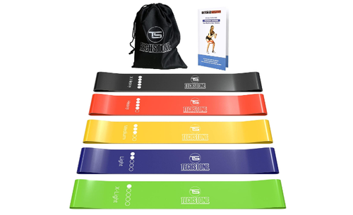 Fasce Resistenza Allenamento Home Training Yoga Fascia Elastica Fitness Lattice 5 Livelli - Foto 3 di 8