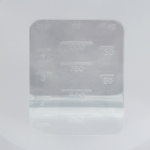 7Penn Silicone Food Storage Bag 1000mL - 1pk Clear 8 x 6.25in Reusable Food Bags - Picture 3 of 8