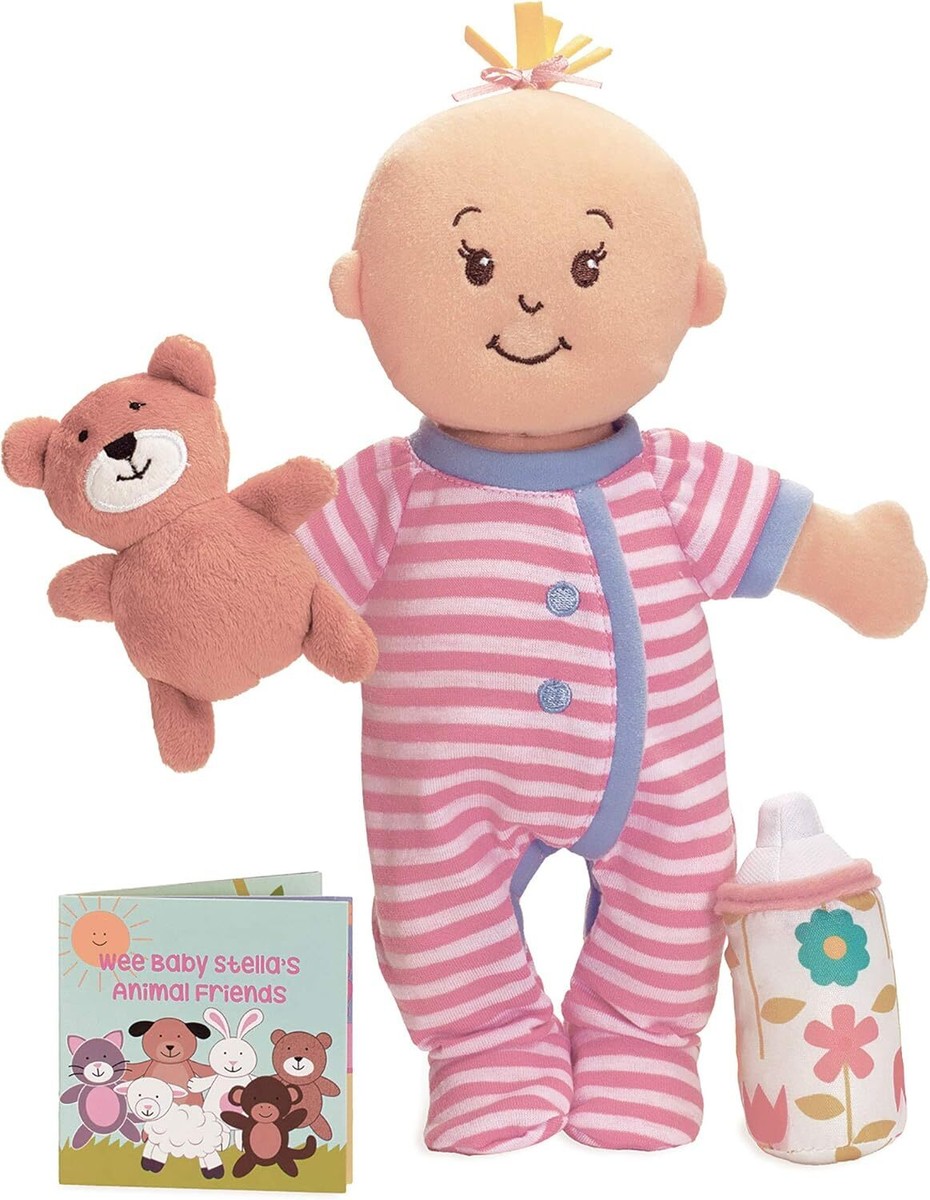Manhattan Toy Wee Baby Stella Sleepy Time Scents Soft Doll Set, 12