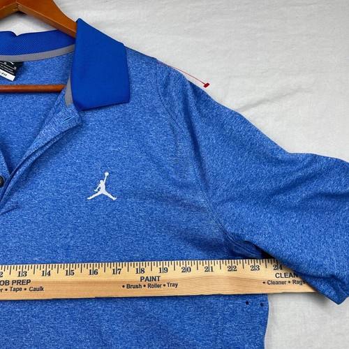 Nike Jordan Polo Shirt Men Large Chris Paul Logo Dri Fit Casual Outdoor Stretch - Picture 8 of 13
