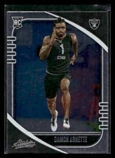 2020 Panini Absolute #123 Damon Arnette Rookie Las Vegas Raiders