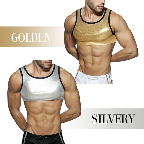 Men's U Neck Tank Tops Sleeveless T-Shirt Crop Top Sport Yoga Vest Tank New - Bild 5 von 15