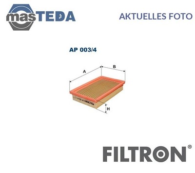 AP003/4 MOTOR LUFTFILTER MOTORFILTER FILTRON FÜR CITROËN C35 2.5 D 2.5L 51KW