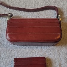 Kenneth Cole New York Burgundy Small Shoulder...