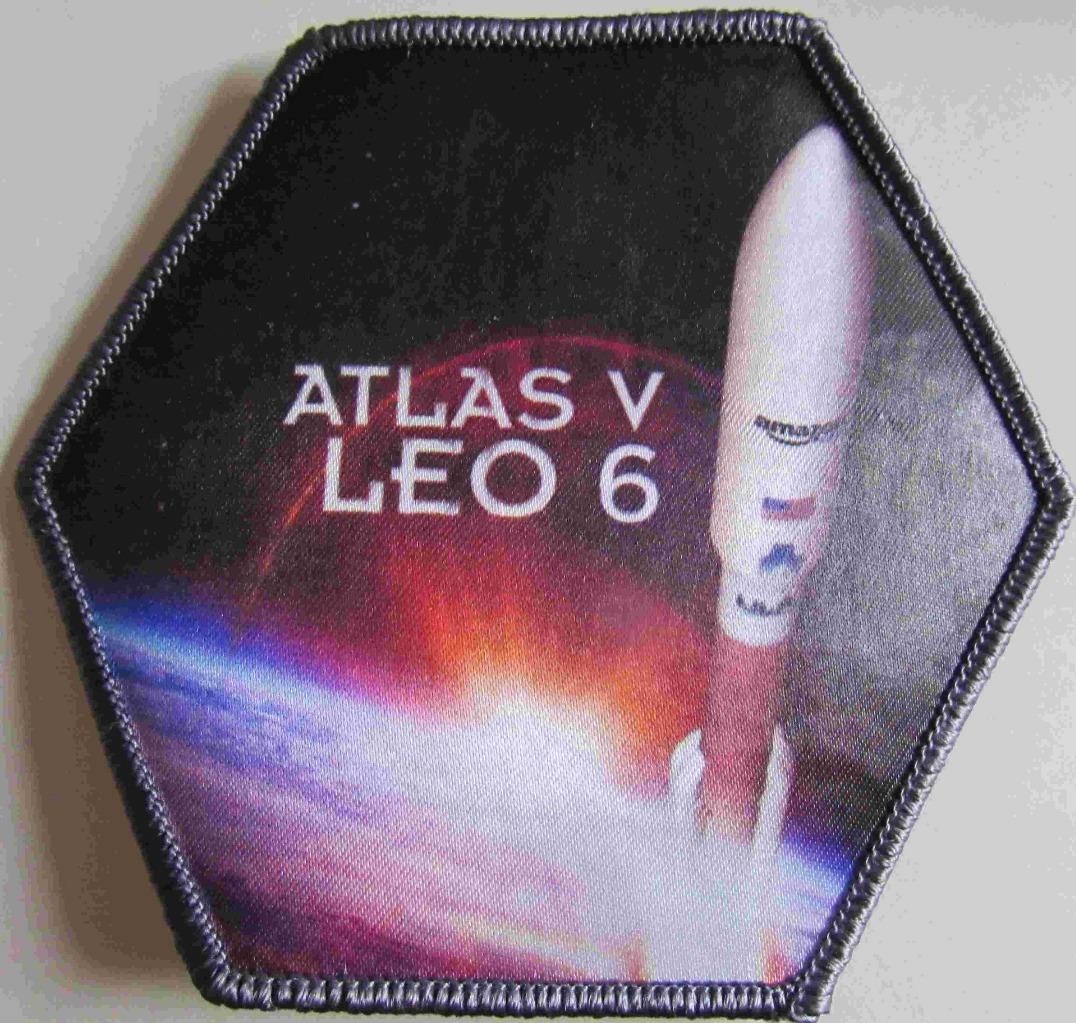 ATLAS V LEO-6 AMAZON LA-06 MISSION SPACE PATCH ULA UNITED LAUNCH ...