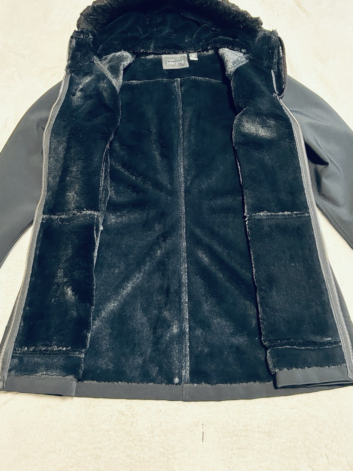 MARMOT Tranquility Softshell Winter Jacket Faux F… - image 5