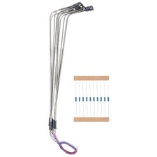 10 pi��ces mod��le de lampe de chemin de fer �� DEL poteau lampadaire paquet de