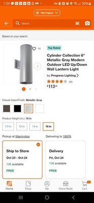 Progress Lighting P5642-82 2-Light Wall Cylinder Metallic Gray