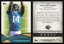 2012 Panini Prizm Justin Blackmon Prizm Near Mint or Better Condition