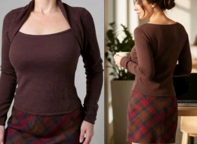 Sutton Studio Women's Brown 100% Cashmere Shawl Collar Pullover Sweater! M