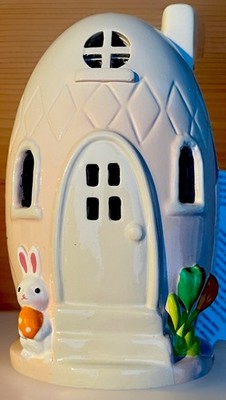Target Spritz Egg Shaped Pastel Pink Light Up Polyresin House Battery Included