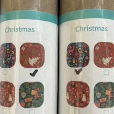 Christmas Lot Of 4: PYD Life sublimation paper 15“ X 40‘… Christmas Two Patterns
