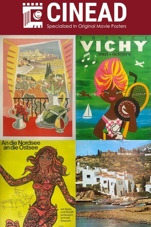 Affiches de tourisme, partez en voyage avec nous !