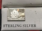 Spanish Galleon Ship Franklin Mint Mini Ingot 925 Silver Classic Naval 2.94 Gram