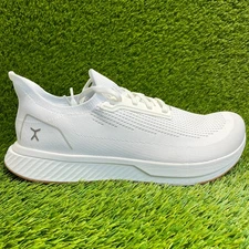 Flux Adapt Runner White Gum Mens Size 13 Running Athletic Walking Knit Shoes