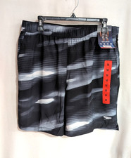 Speedo Men's Tech Volley Swim Shorts With UPF Protection Comfort Liner - M/XL