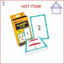 Carson Dellosa 54 Toddler Flash Cards, 0-25 Counting and Number Recognition Math