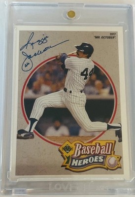 1990 Upper Deck - Reggie Jackson Baseball Heroes Reggie Jackson 3/9