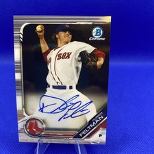 2019 Bowman Chrome Prospects On Card Auto Durbin Feltman #CPA-DF Boston Red Sox
