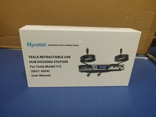 Nycetek Tesla Retractable USB Hub Docking Station For Model Y/3, 2021-2024 
