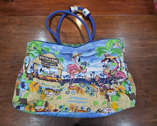 Pretty in Pink Tiki Hut Canvas Bag