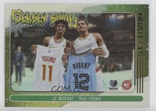 2020-21 Panini NBA Hoops Jersey Swap Holo Winter Ja Morant Trae Young #3 17eh