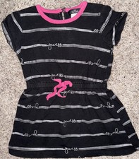 Baby Guess  Dress Size 24 Months Black Pink