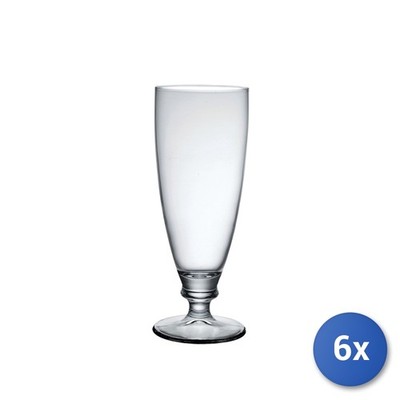 6x Bormioli Rocco Gläser für Bier aus Transparentem Glas Harmonia 200 cl 27,5