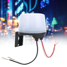 Sensor Switch Street Light Control Adjustable Rain Anti‑Thunder Protection 220V