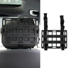 8.5 6.5"Tactical Rigid MOLLE Panel Vehicle Seat Headrest-Back Organizer Storage