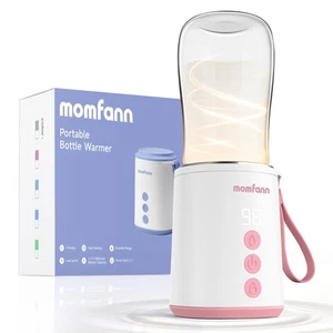 MOMFANN Portable biberon Warmer, Voyage bébé biberton Warmer pour le lait maternel