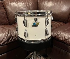 VINTAGE Ludwig 13x9 tom 1970s - White 3ply with rerings