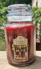 Yankee Candle Magical Christmas Morning Punch 22 OZ Jar candle NEW Retired USA