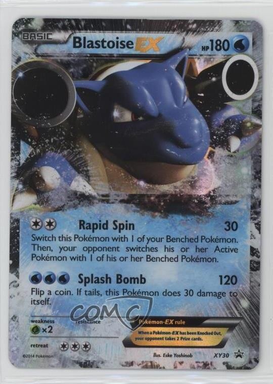 Blastoise EX Pokémon XY Black Star Promo #XY30