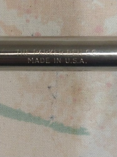 Parker 51 Full Size Schwarz Harz Oktan Medium Point Feder Füllfederhalter #96 - Bild 17 von 20