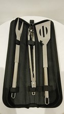 BBQ Grill Set Stainless Steel 3pc Utensils Set PRICE REDUCED TO CLEAR