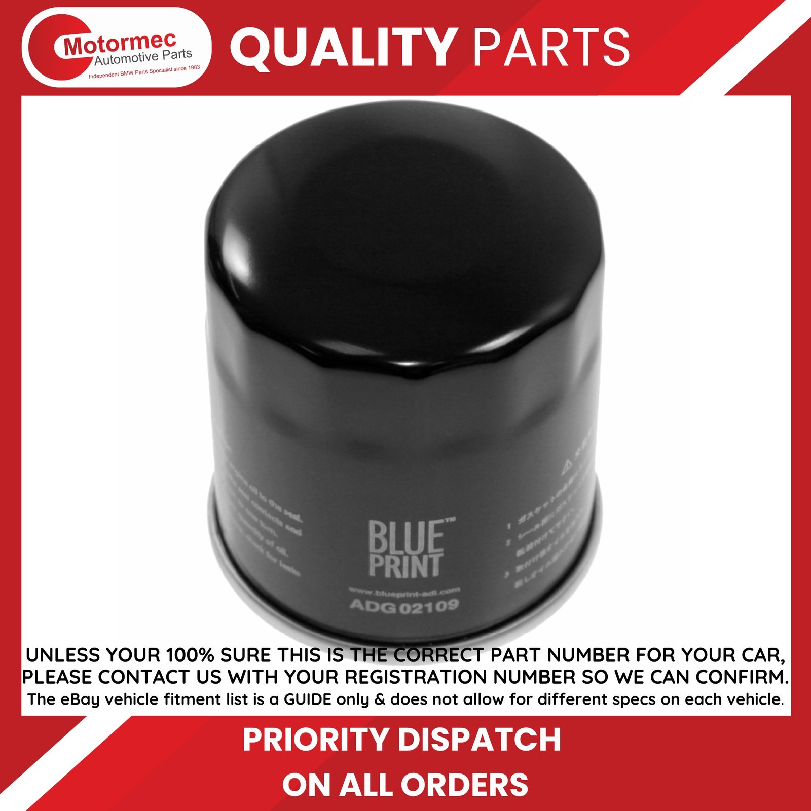 BLUE PRINT Oil Filter fits KIA Picanto mk1 1.0 1.1 mk2 1.0 1.0 Bi-Fuel LPG 1.2 - Image 36