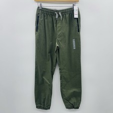 OshKosh B'Gosh Youth Boys Size 14/14A Drawstring Cotton Blend Jogger Pants Green