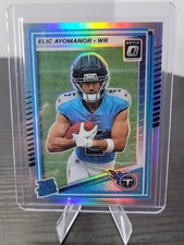 2025 Donruss Elic Ayomanor Optic Preview Holo Rated Rookie