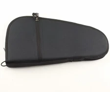 Handgun Pistol Gun Storage Case Transport 14" Black Condura Soft Lining