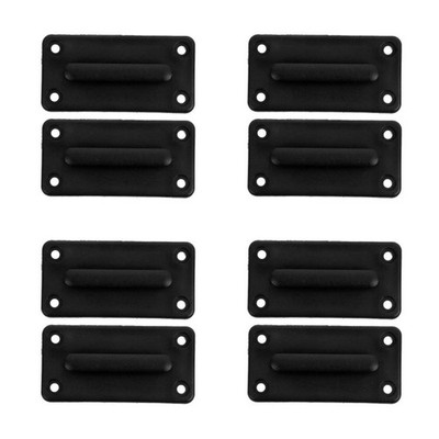  4 Pieces Einziehbare Fangriemen-empfängerclips Gürtelwandempfänger